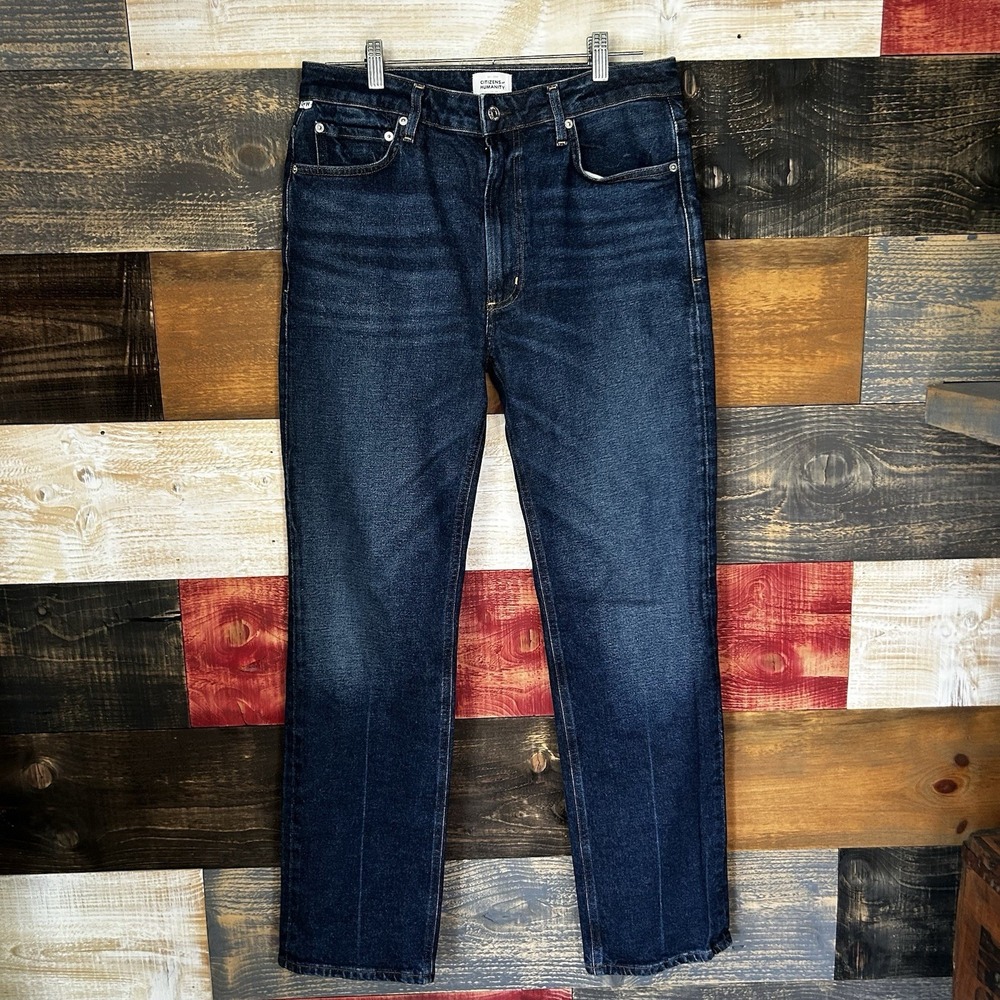 Citizens Of Humanity Zurie Straight Leg Jeans Garnish Size 30 By 30 Inseam